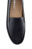 Women's Leather Glitter Loafer | Derimod