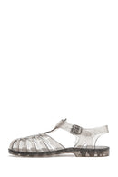 Women's Black Ankle Strap Jelly Sandals | Derimod