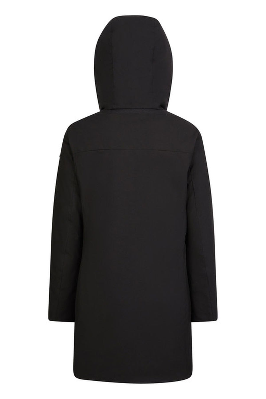 Geox Women's Black Spherica Hooded Coat