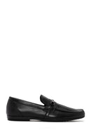 Men's Black Leather Classic Loafer | Derimod