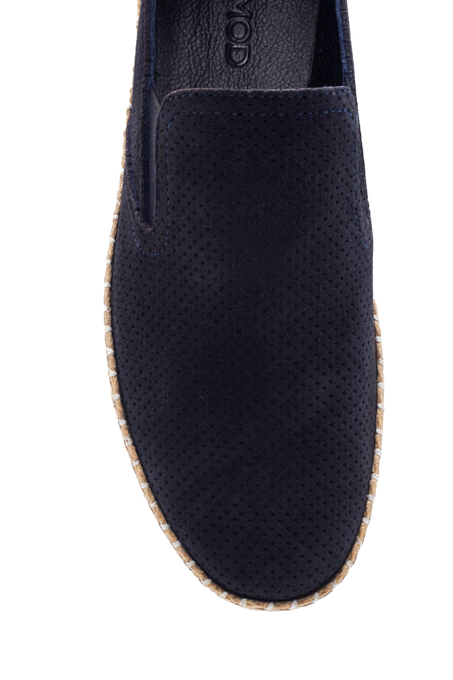 Men's Navy Blue Suede Leather Loafer