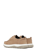 Men's Mink Lace-Up Nubuck Leather Comfort Shoes | Derimod