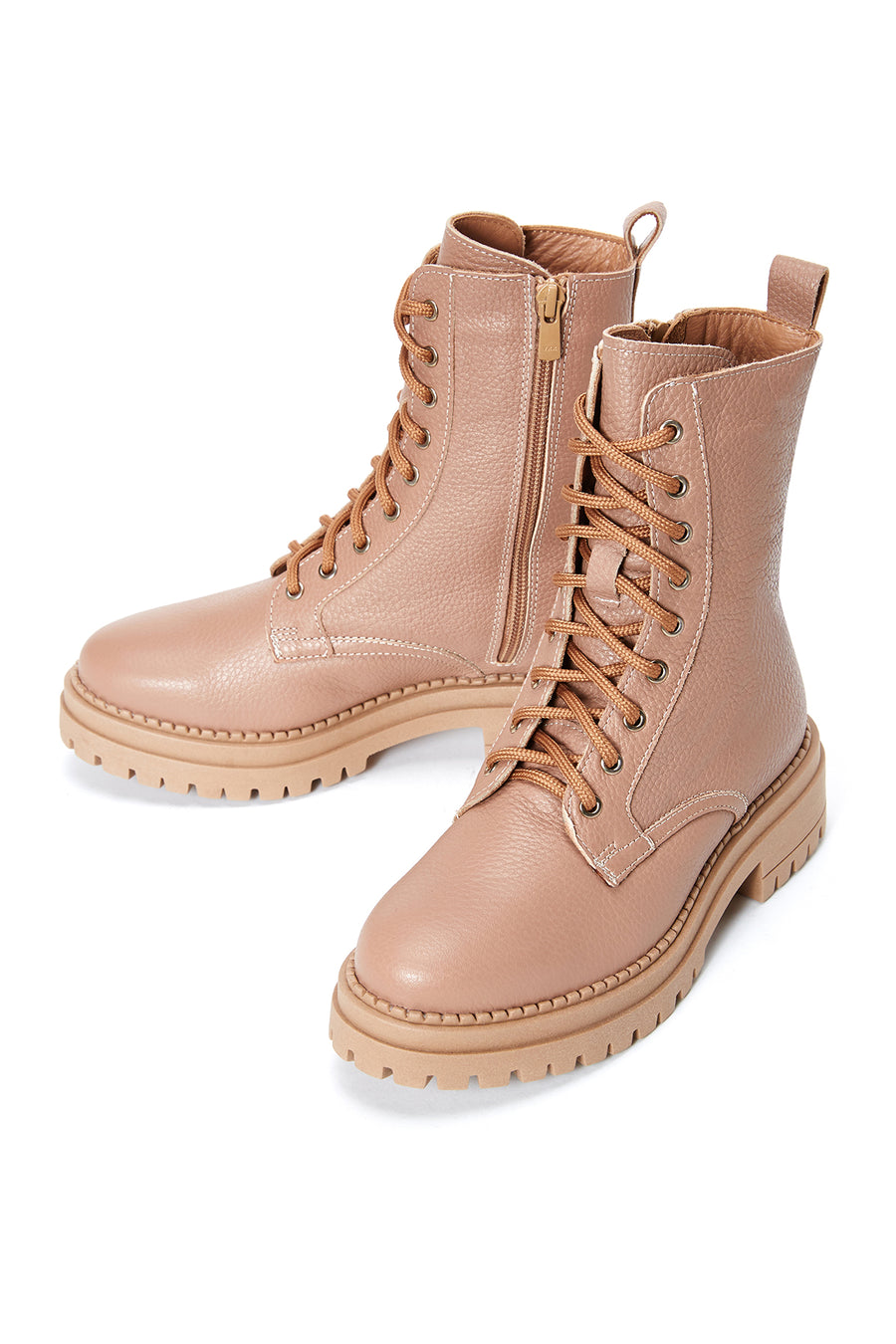 Women's Powder Leather Boots
