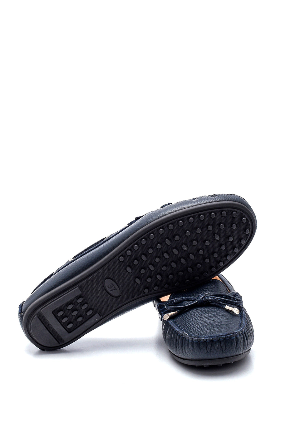 Kadın Deri Fiyonklu Loafer