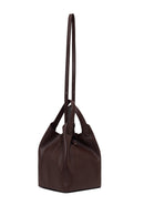 Woman Brown Casual Leather Shoulder Bag | Derimod