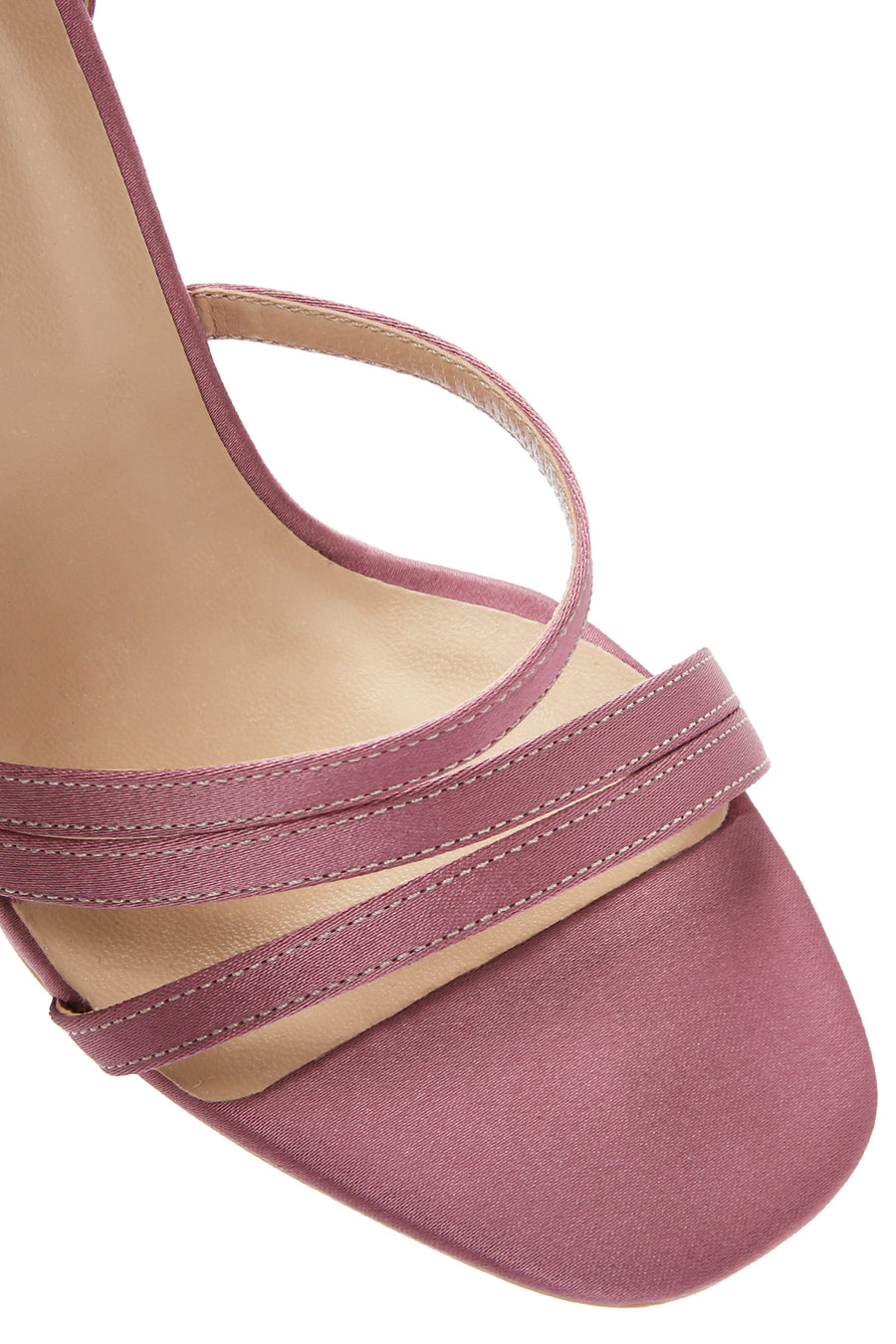 Women's Pink Ankle Strap Heeled Sandals