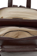 Women's Brown Leather Backpack | Derimod