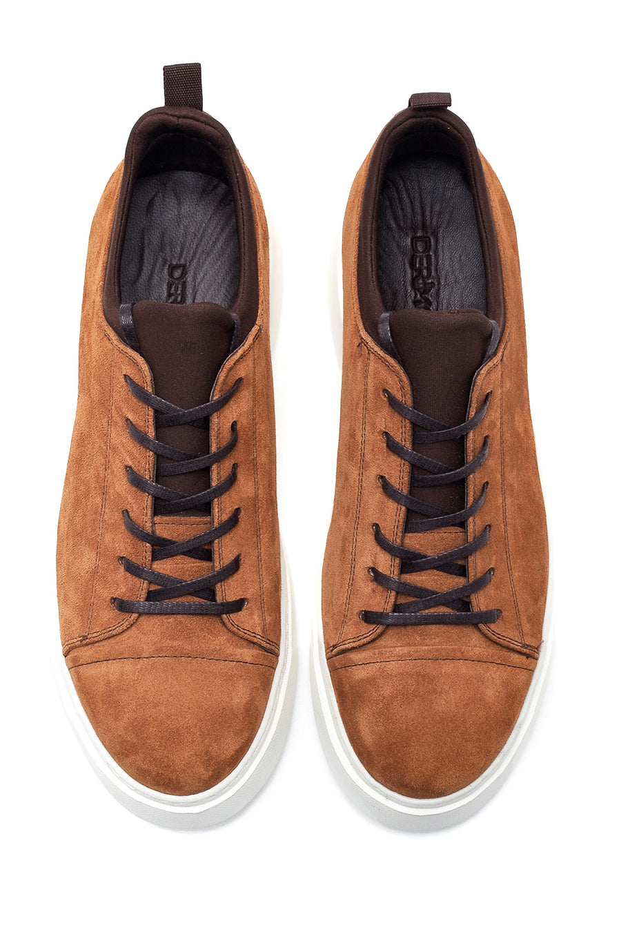 Men's Tan Suede Leather Sneaker