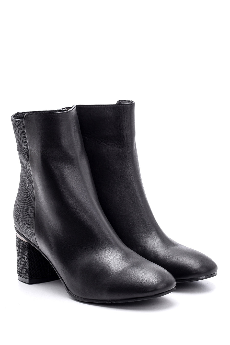 Women's Heeled Leather Boots