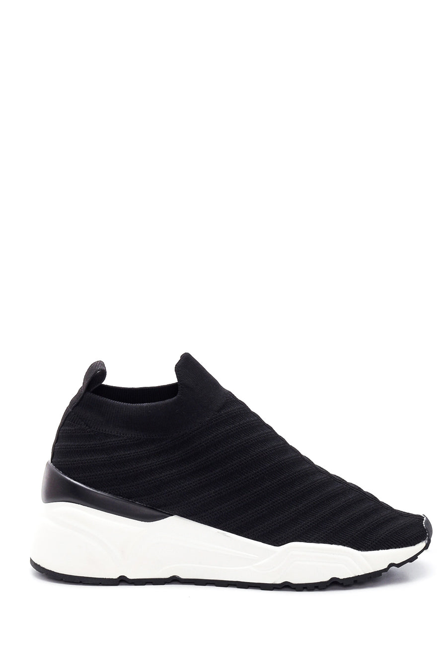 Kadın Siyah Kalın Tabanlı Sneaker 22SFD43026F | Derimod