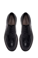 Male Black Lace-up Leather Casual Shoes | Derimod