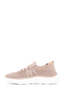 Women's Beige Fabric Sneaker | Derimod