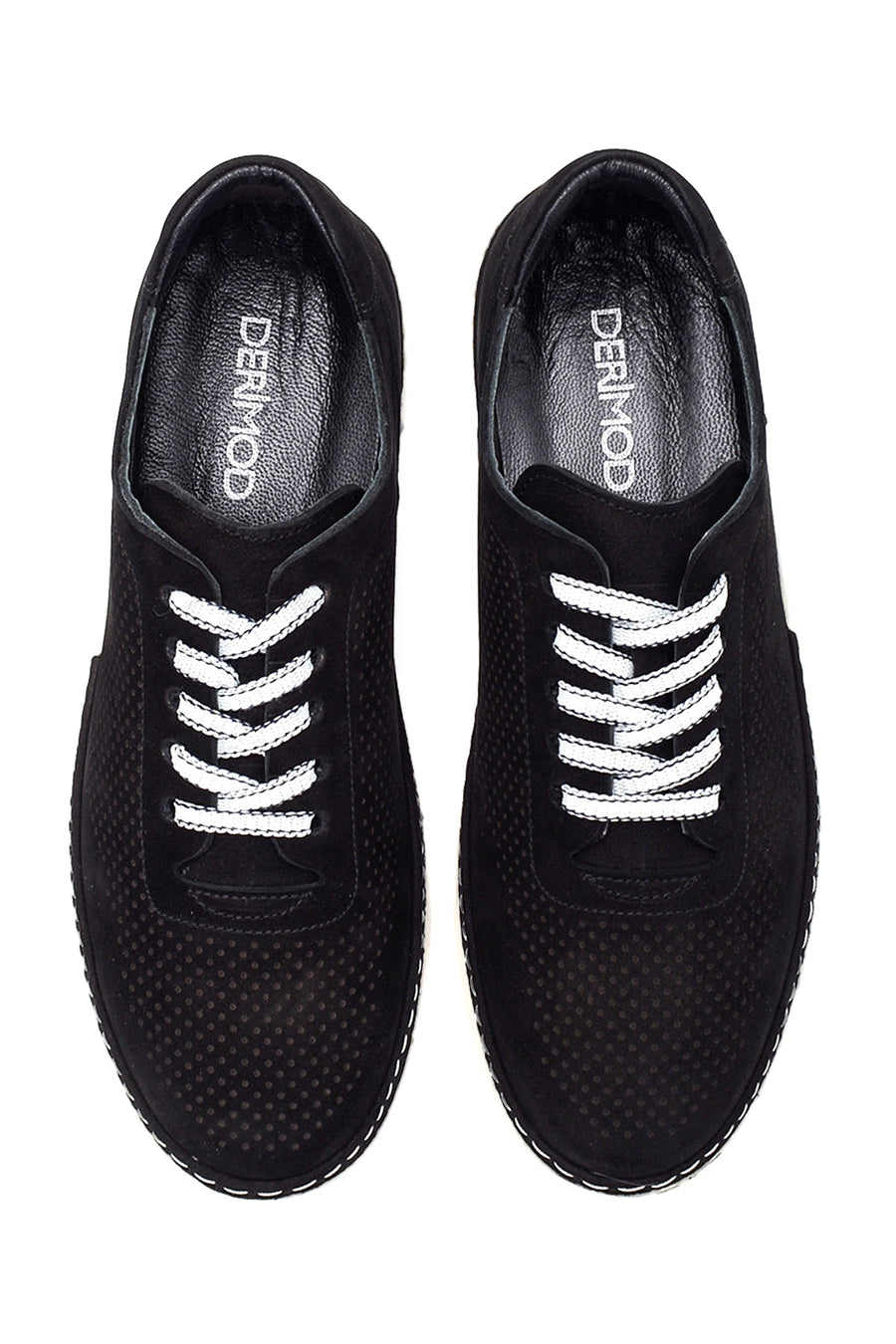 Men's Leather Perforated Shoes