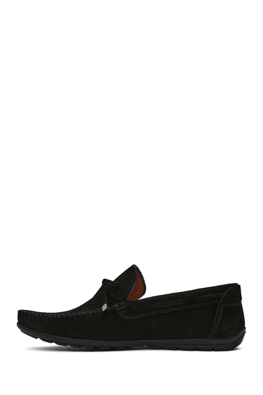 Men's Black Suede Leather Casual Loafer