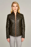 Rosemary Women's Leather Jacket | Derimod
