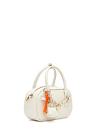 Women's Cream Long Strap Accessory Mini Handbag | Derimod