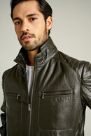 Bill Men's Green Coat | Derimod