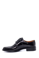 Men's Black Leather Patent Leather Classic Shoes | Derimod
