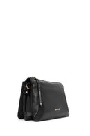 Women's Black Crossbody Bag with Accessory Detail | Derimod