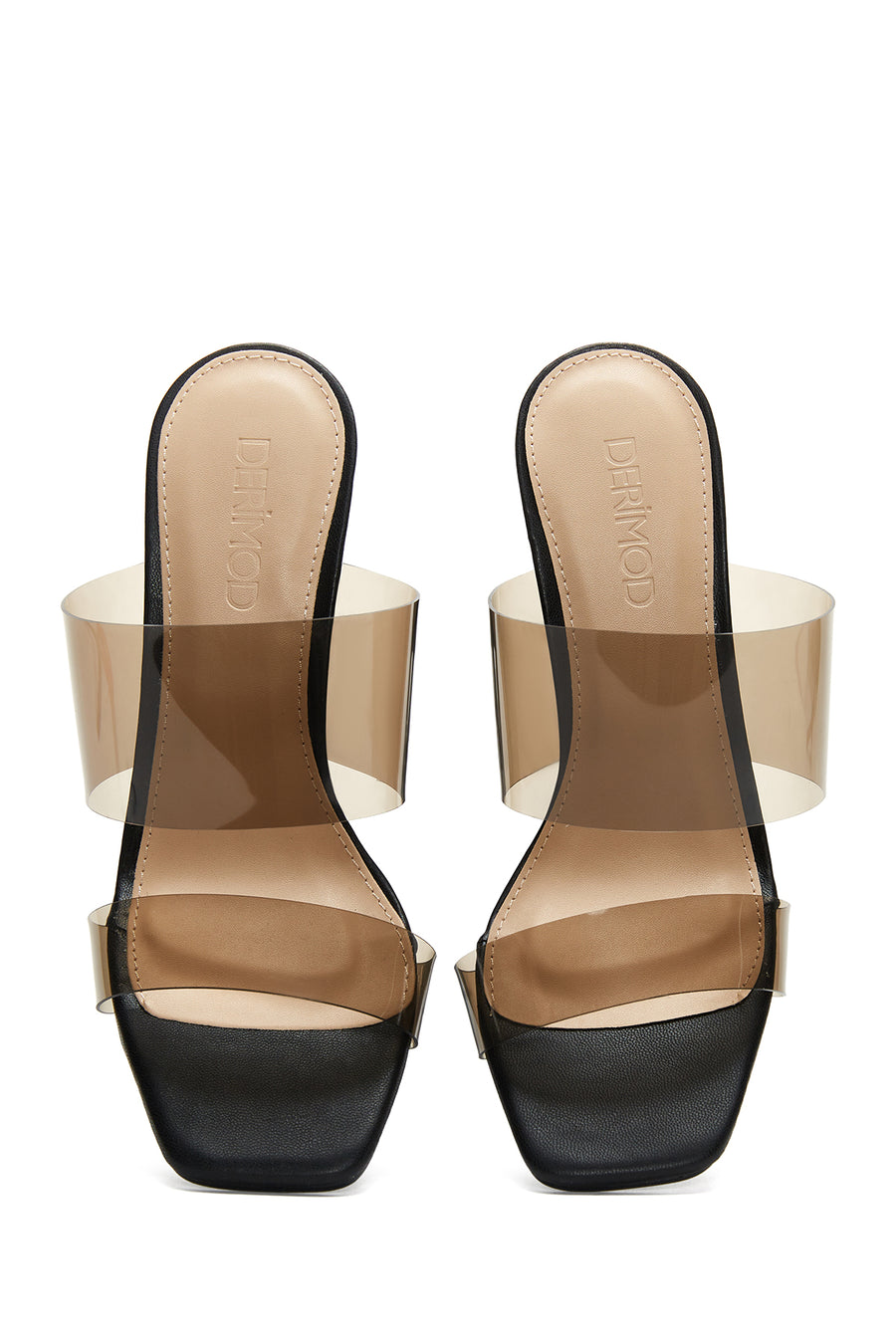 Women's Transparent Heeled Slippers