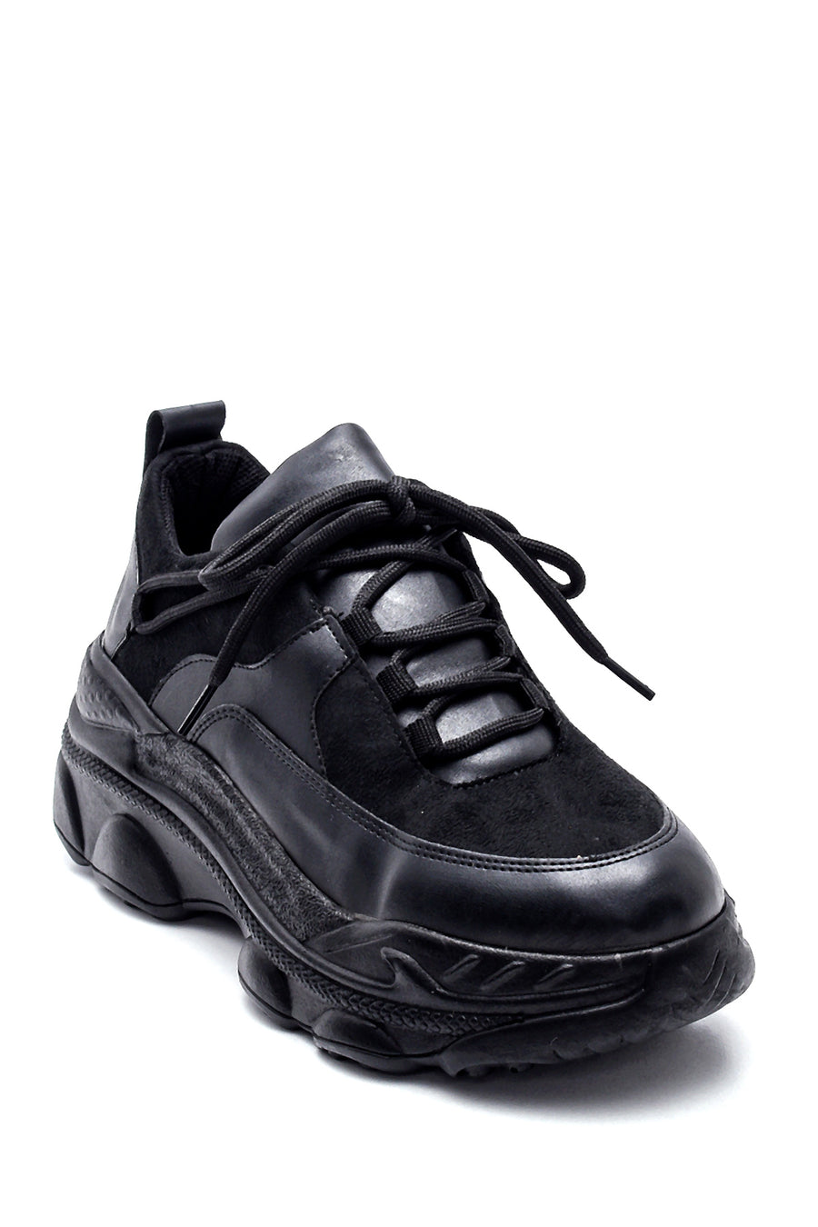 Kadın Süet Detaylı Sneaker