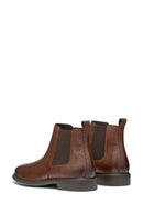 Geox Men's Brown Terence Leather Chelsea Boots | Derimod