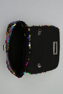 Colorful Sequin Women's Clutch Bag | Derimod