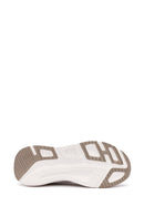 Derimod Zero Women's Beige Thick-Soled Fabric Sneakers | Derimod