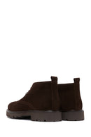 Men's Brown Suede Leather Classic Boots | Derimod
