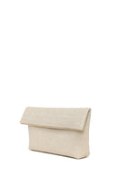 Kadın Bej Örgülü Portföy Çanta | Derimod