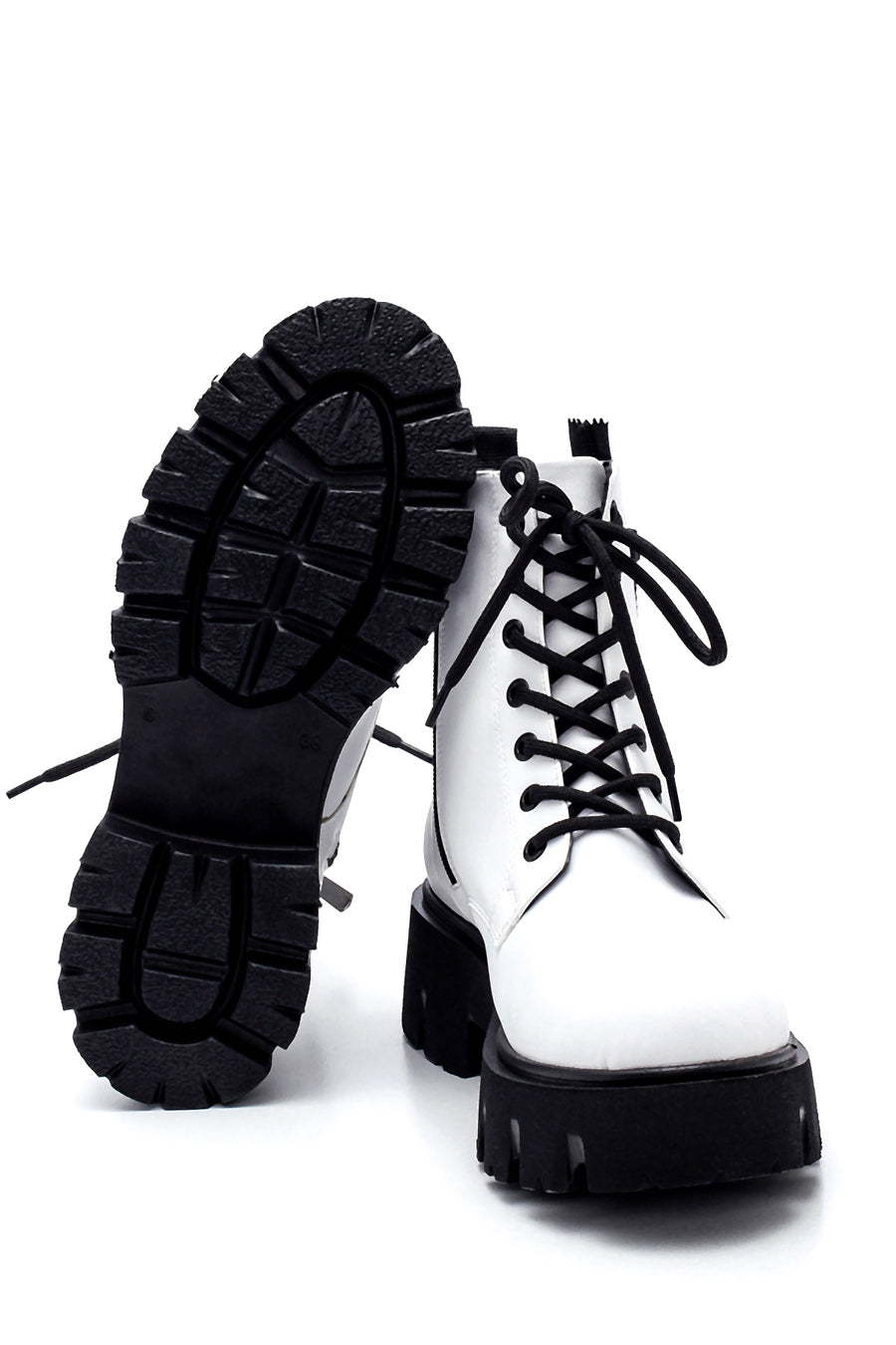 Women's Thick Soled Zippered Boots