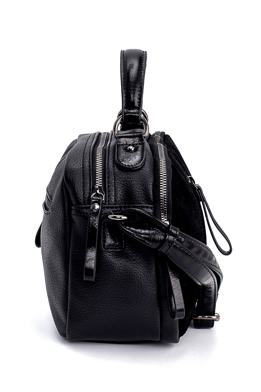 Women's Suede Detailed Crossbody Bag