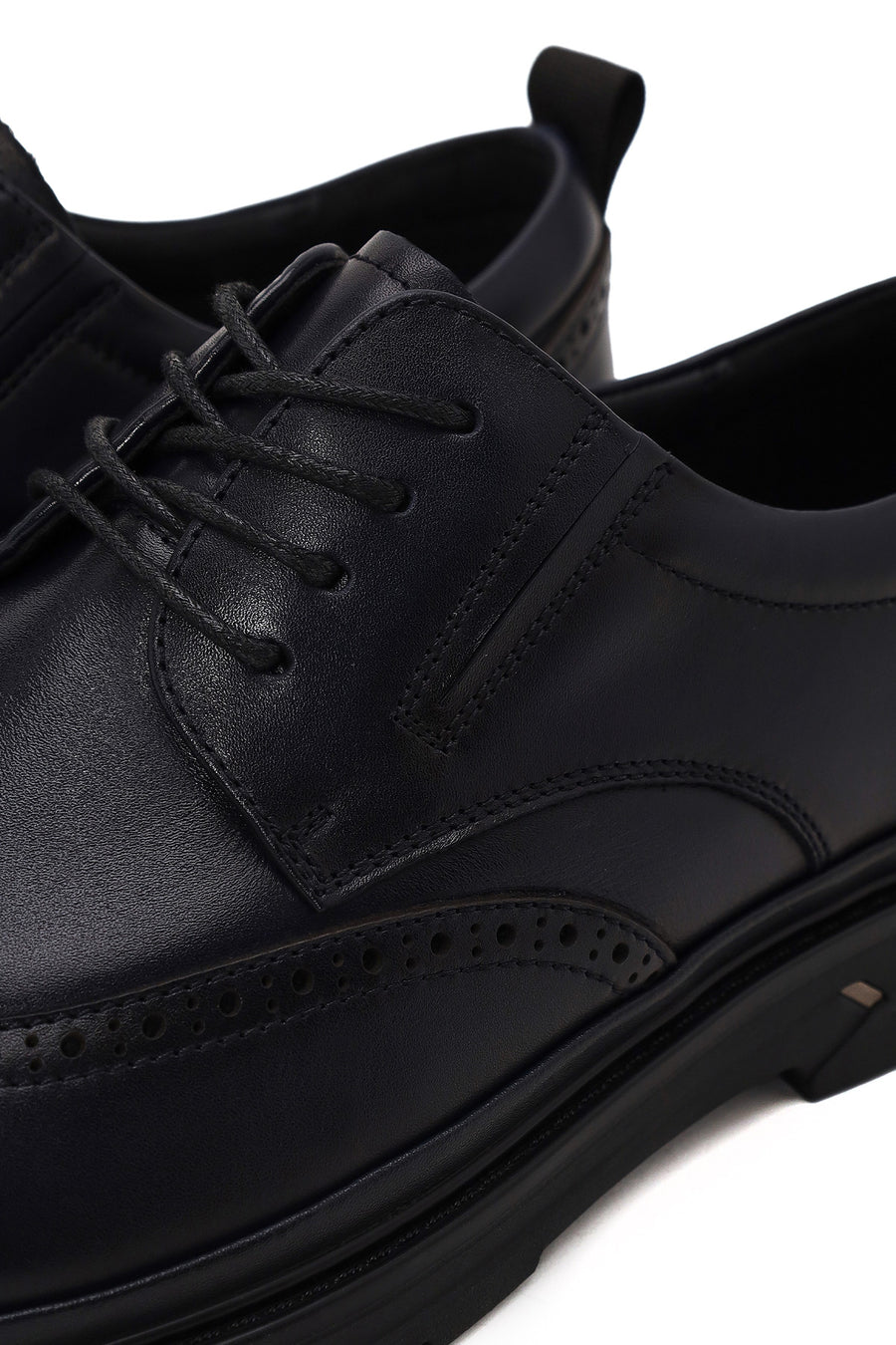 Derimod Fly Male Navy Lace-up Leather Casual Shoes