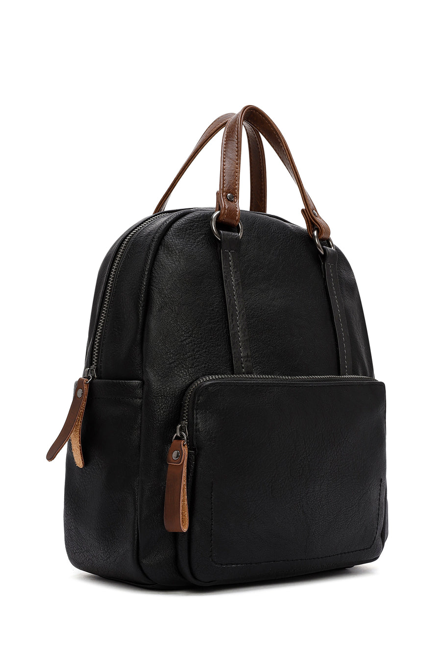 Women's Black Casual Backpack