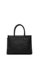 Woman Black Long Strap Printed Shoulder Bag | Derimod