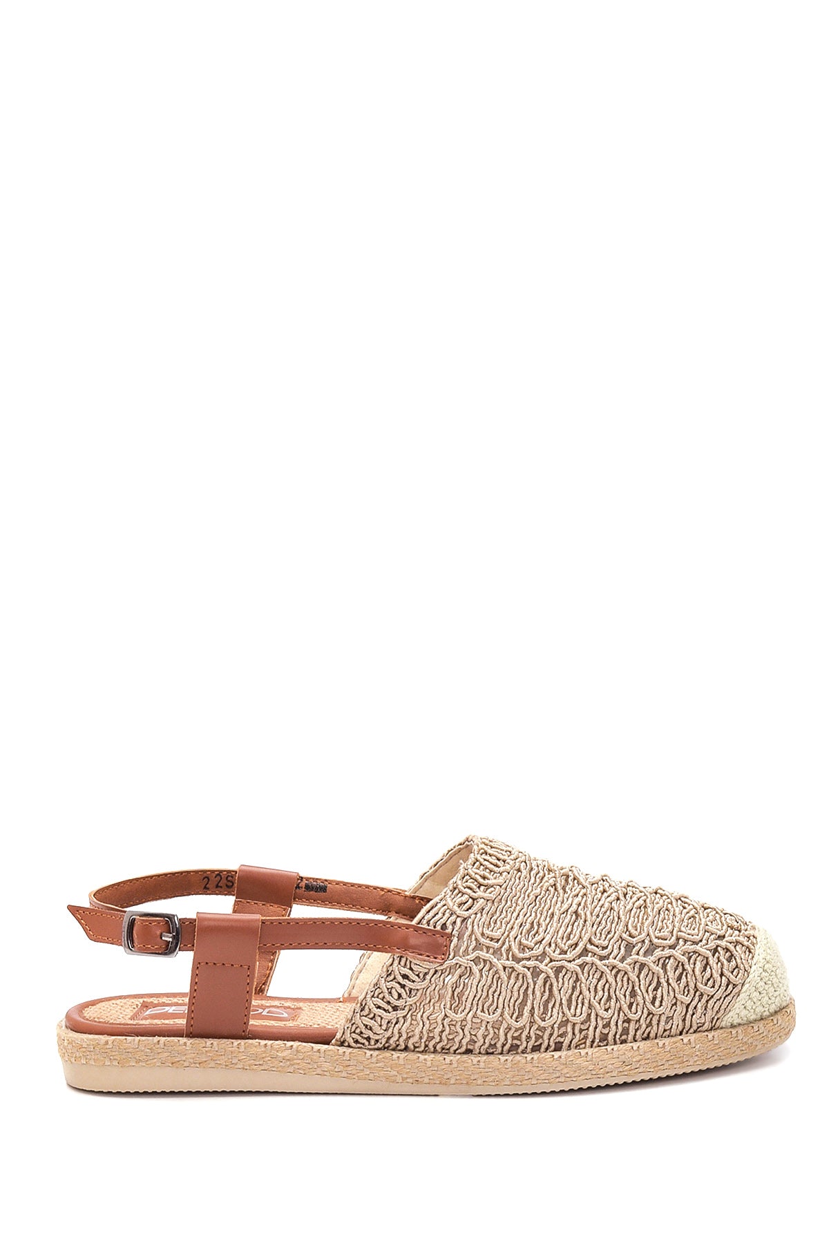 Kadın Örgülü Espadril Sandalet 22SFE40126F | Derimod