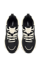 Woman Black Lace-Up Chunky Sneaker | Derimod