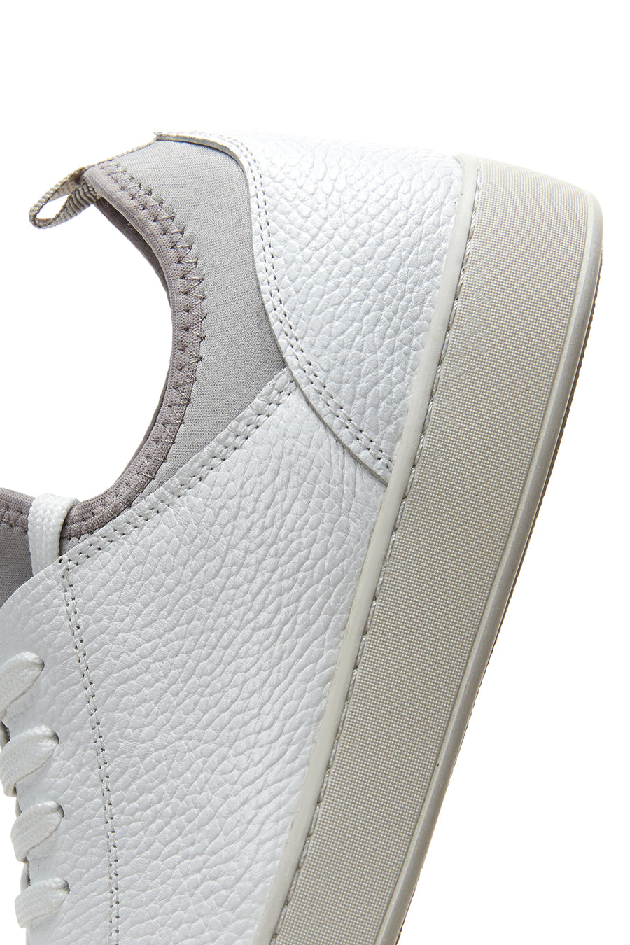 Men's White Leather Sneaker