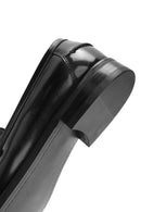 Men's Black Leather Classic Loafer | Derimod
