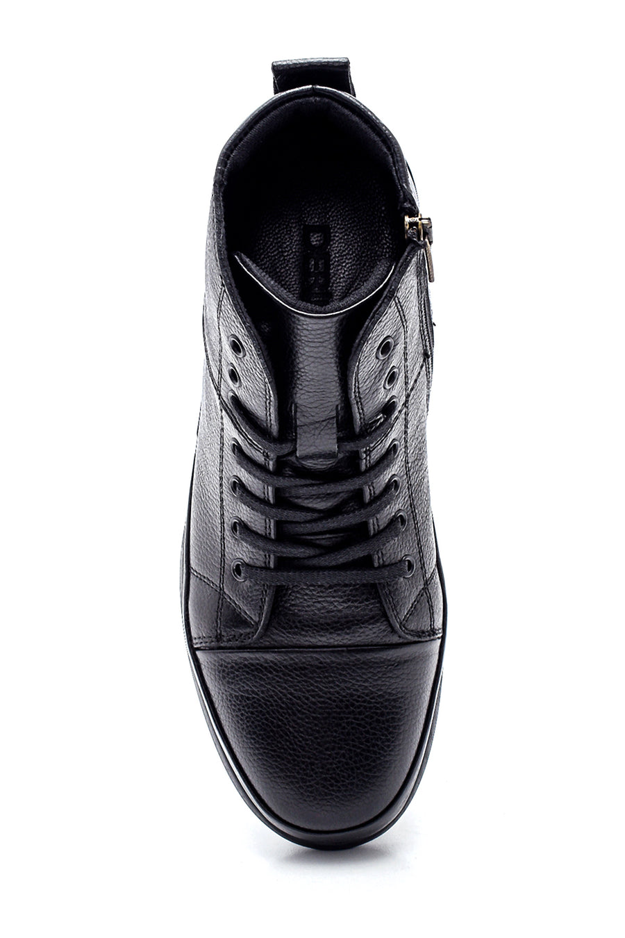 Men's Leather Zippered Boots