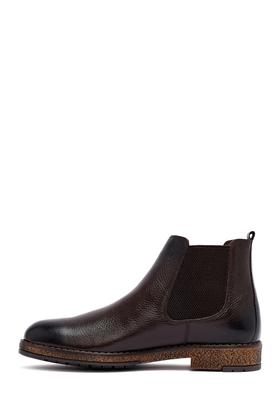 Male Brown Leather Chelsea Boots