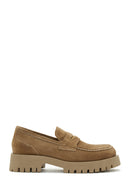 Women's Suede Leather Loafer | Derimod