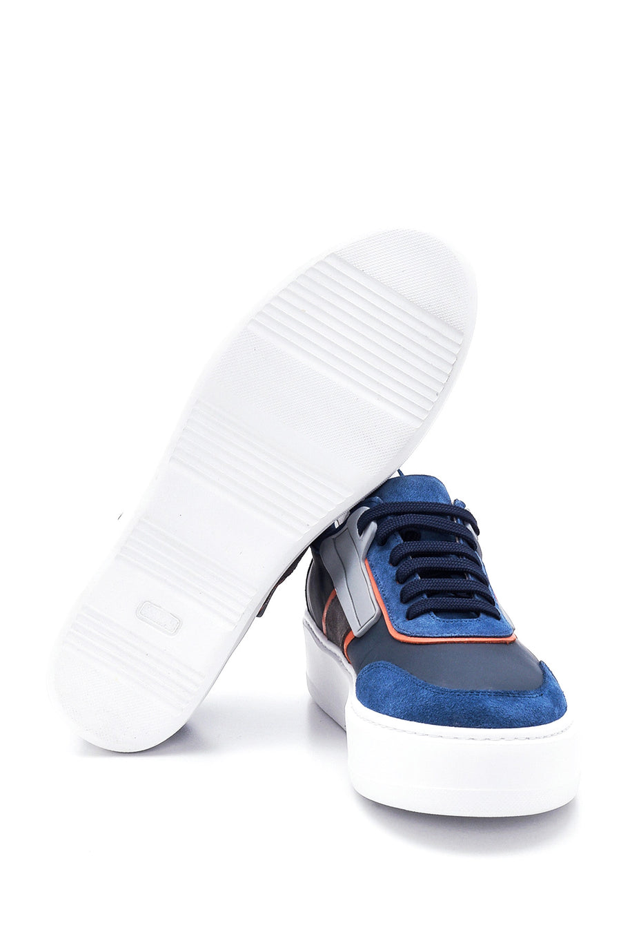 Erkek Deri Yüksek Taban Sneaker