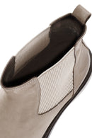 Men's Mink Nubuck Leather Casual Chelsea Boots | Derimod