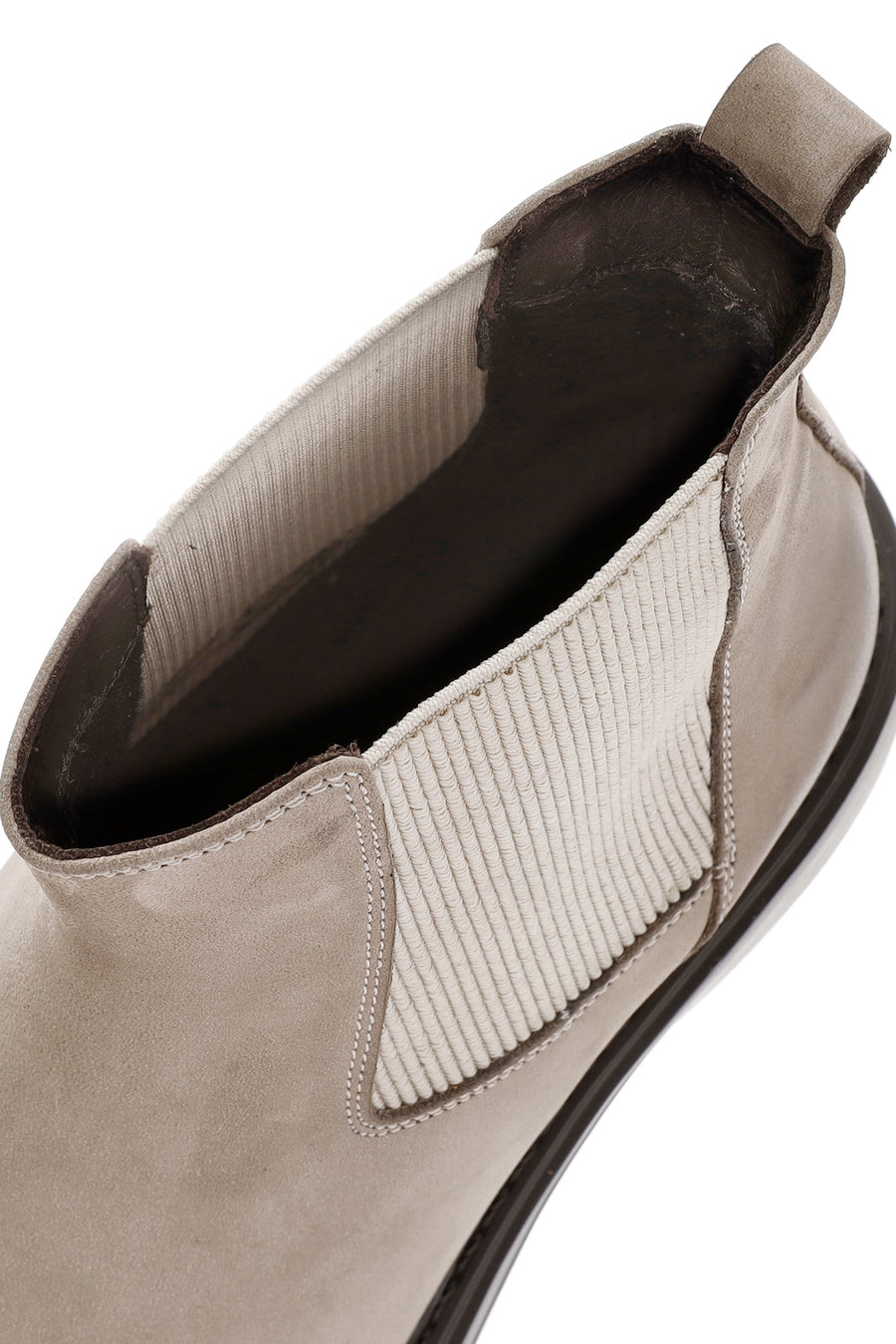Men's Mink Nubuck Leather Casual Chelsea Boots