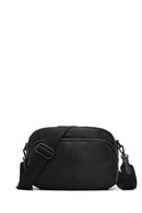 Women's Black Long Strap Fabric Mini Crossbody Bag | Derimod