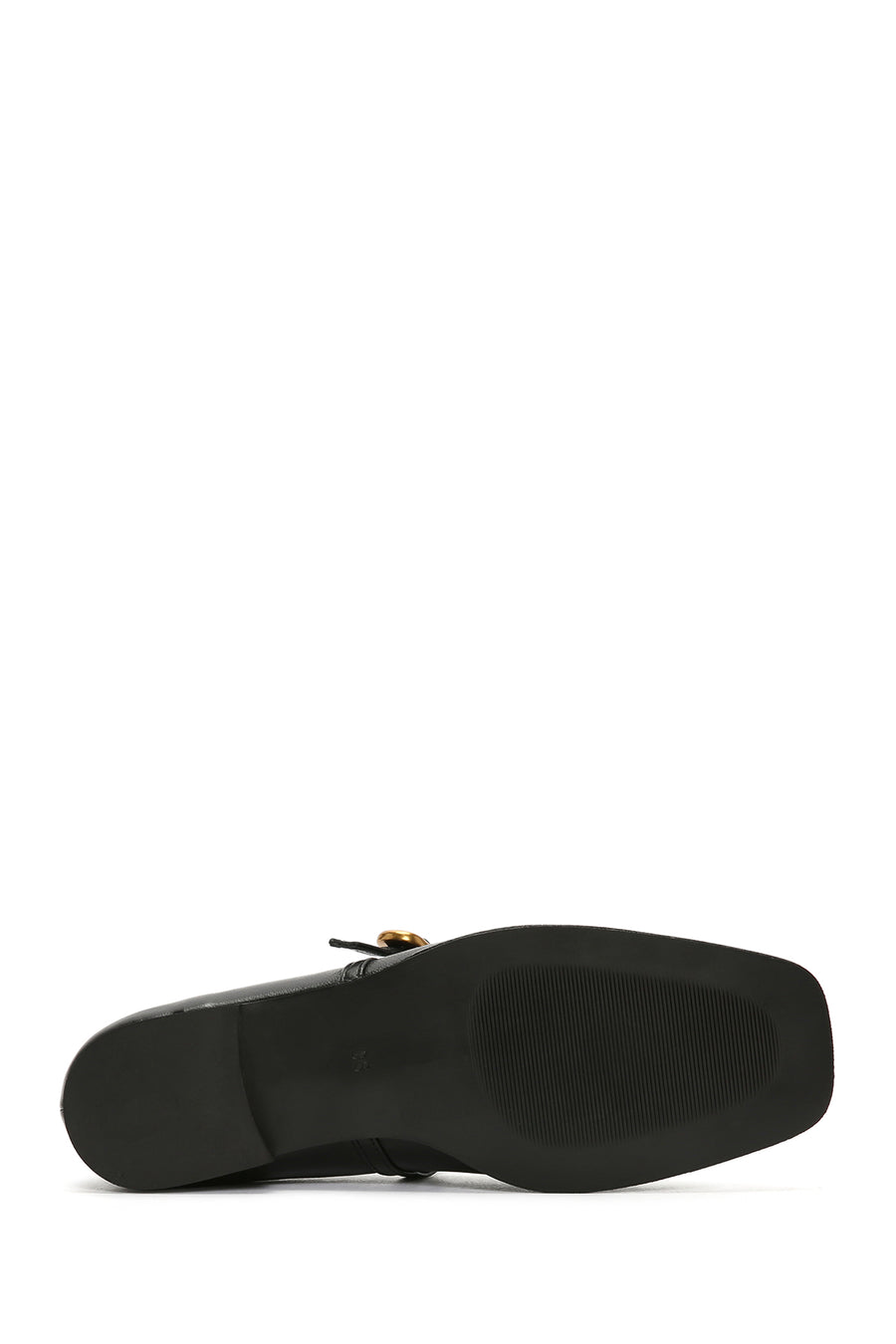 Women's Black Leather Ballerinas