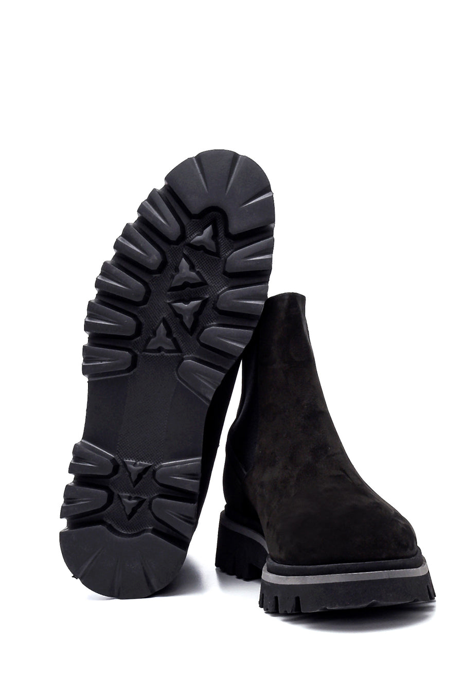 Men's Leather Nubuck Chelsea Boots