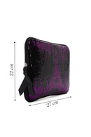 Women's Black Sequin Clutch Bag | Derimod