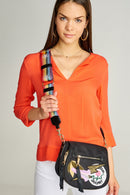 Black Fabric Women's Crossbody Bag | Derimod